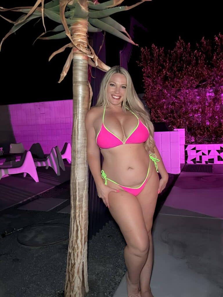 Brooke Ryan Pink Night Pool Side